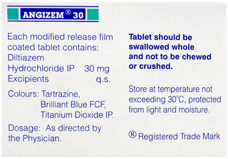 Angizem 30 Tablet 10